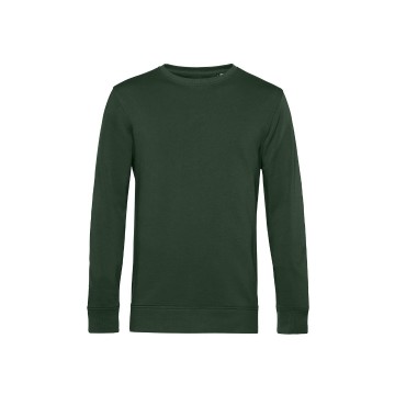 WU31B B&C Organic Crew Neck sweate 882 bosgroen