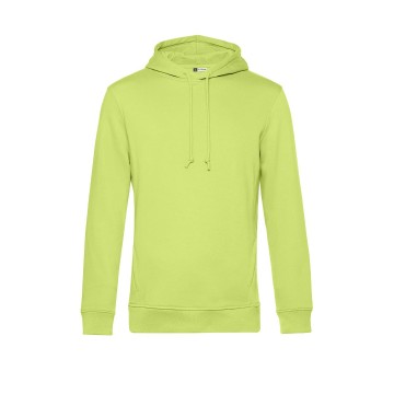 B&C Organic Hooded sweater WU33B citroengeel