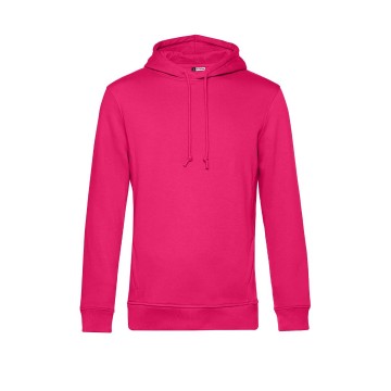 B&C Organic Hooded sweater WU33B magenta