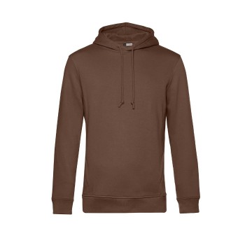 B&C Organic Hooded sweater WU33B mokka