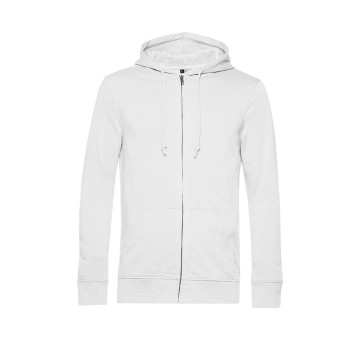 WU35B B&C Organic Zipped Hood 001 wit