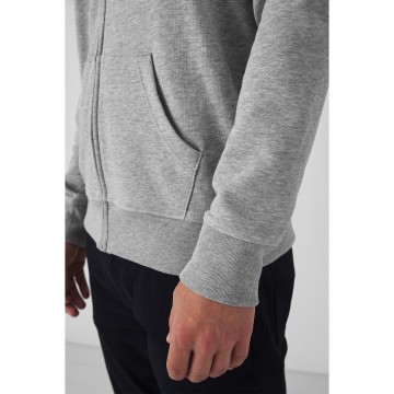 WU35B B&C Organic Zipped Hood