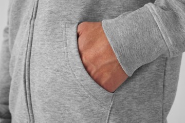 WU35B B&C Organic Zipped Hood