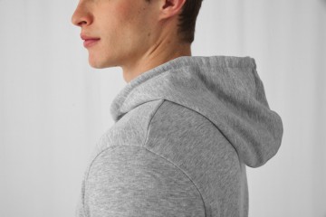 WU35B B&C Organic Zipped Hood