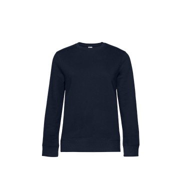 WW01Q B&C Queen Crew Neck 006 urban marineblauw