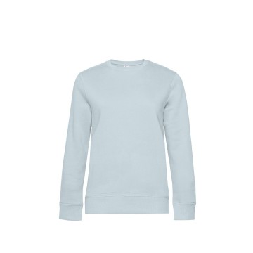 WW01Q B&C Queen Crew Neck 405 puur hemlsblauw