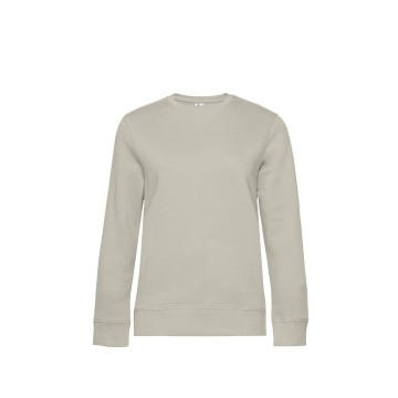 WW01Q B&C Queen Crew Neck 672 grijze mist