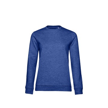 WW02W B&C #Set In Sweater 612 heather koningsblauw