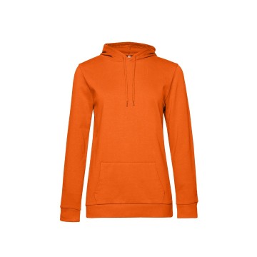 WW04W B&C #Hoodie 233 puur oranje
