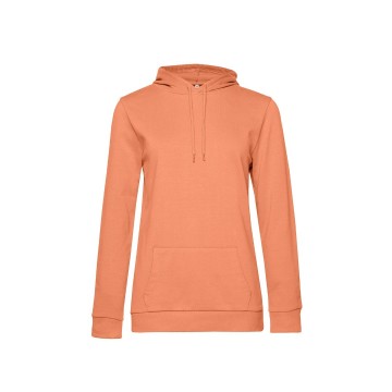 WW04W B&C #Hoodie 255 melon oranje