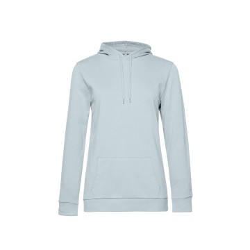 WW04W B&C #Hoodie 405 puur hemelsblauw
