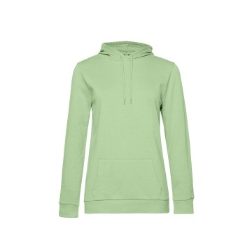 WW04W B&C #Hoodie 503 licht jadegroen