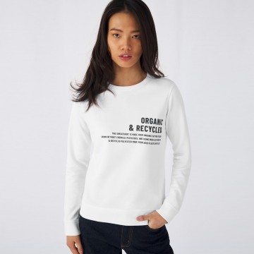 WW32B B&C Organic Crew Neck sweater Women