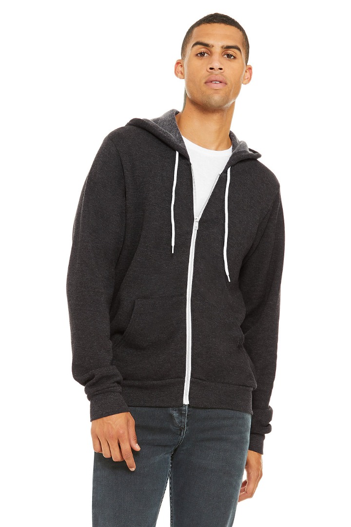 Bella canvas on sale hoodie zip